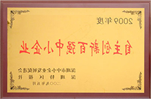 2009自主创新百强中小企业